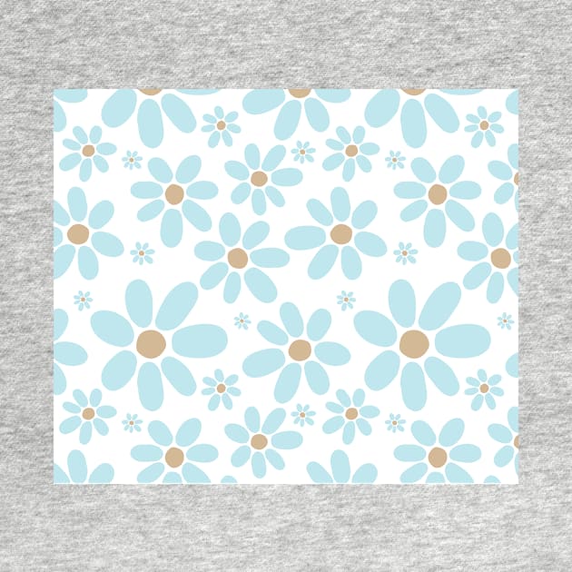 Light blue flower pattern by bigmoments